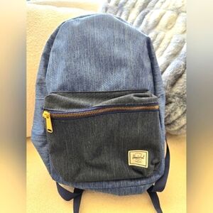 Herschel Supply Company, Two Tone Denim Blue Backpack, Small